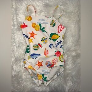 Old Navy Kids Swim One Piece with Colorful Prints